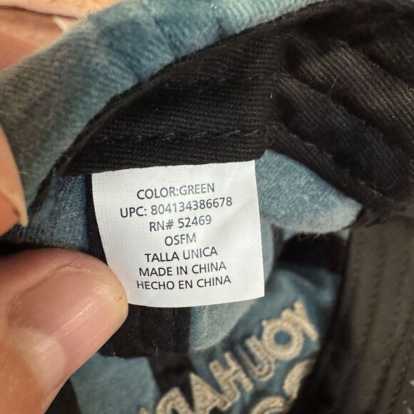 You Had Me At Coffee Hat Cap Adjustable Leather Strapback Teal Women’s Baseball - Picture 7 of 8